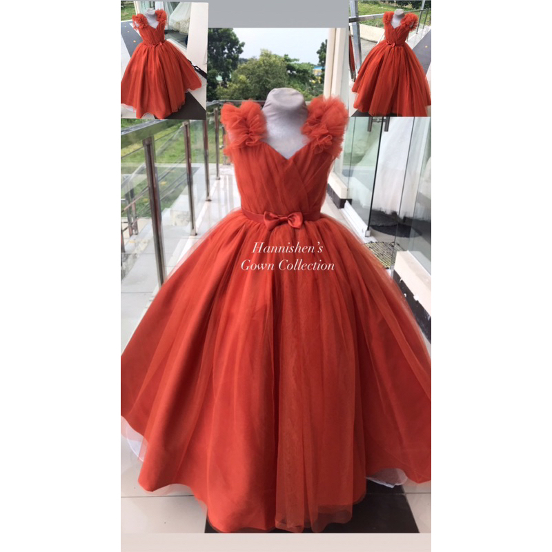 PREORDER Simple Flower Girl Gown/ Flower Girl Gown Shopee Philippines