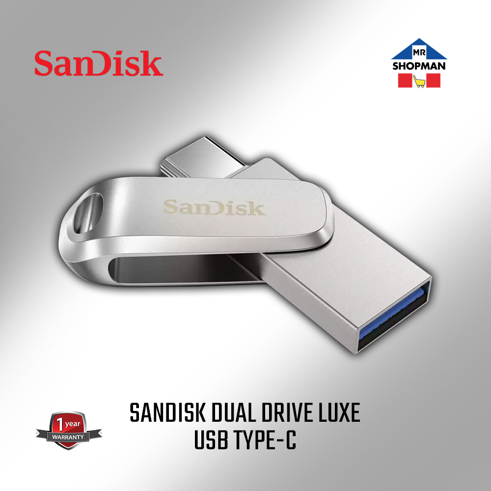 Sandisk Ultra Dual Drive Luxe Gb Gb Usb Type C Flashdrive Storage Drive Shopee Philippines