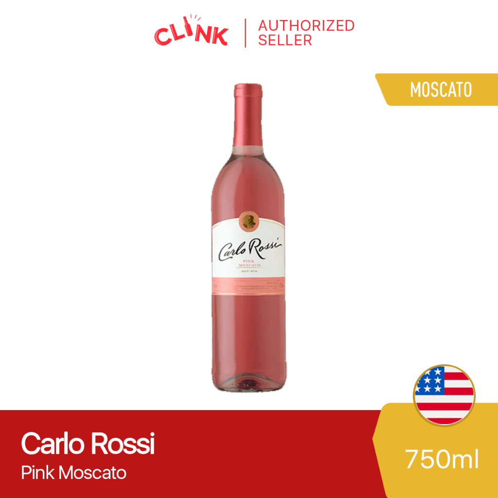 Carlo Rossi Pink Moscato 750ml | Shopee Philippines