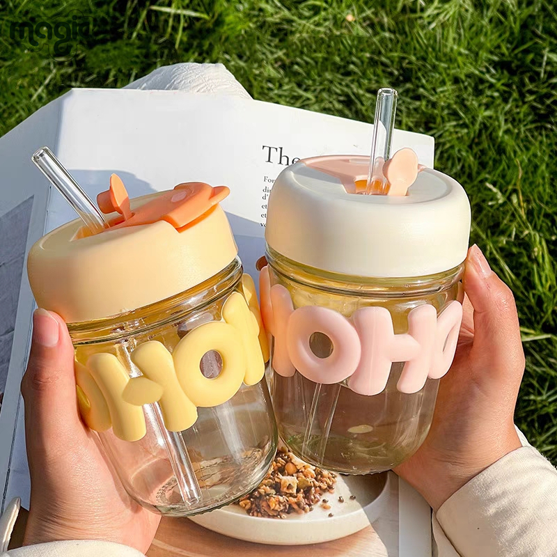 350ml High Value Double Drink Glass Water Cup Cute Glass Cup Coffee Cup ...