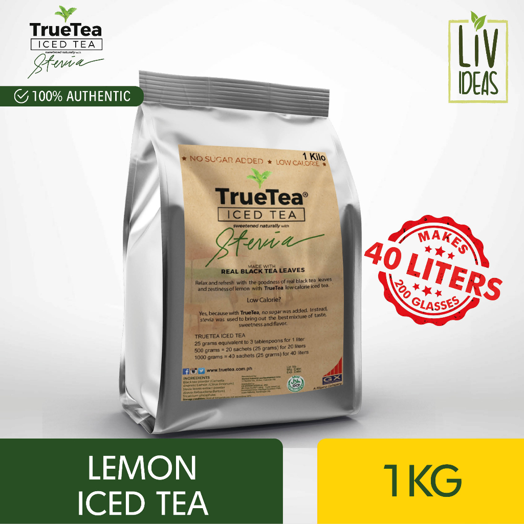 TrueTea Iced Tea with Stevia 1kg / 1 kilo Bulk Pack | Shopee Philippines