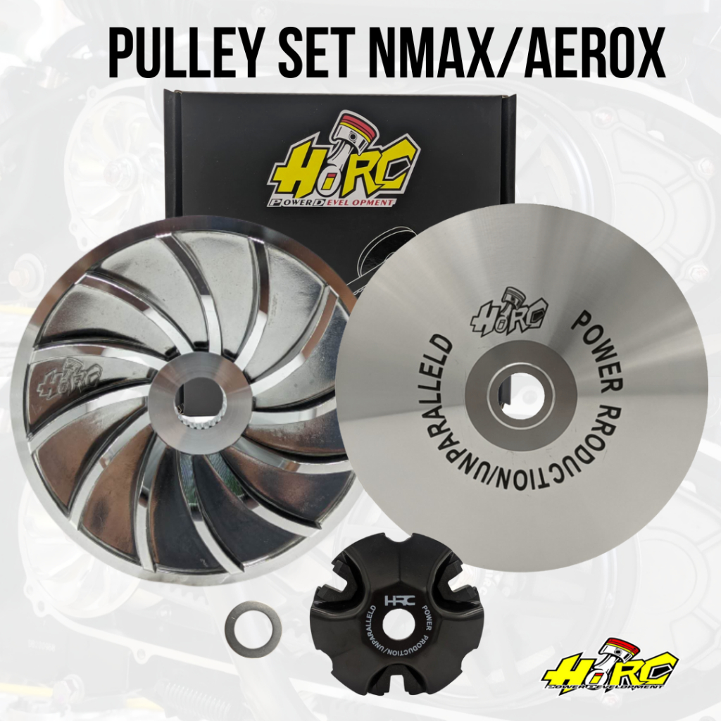 HIRC PULLEY SET VERSION 2 NMAX/AEROX MIO 110/MIO SOUL/MIO GEAR V2