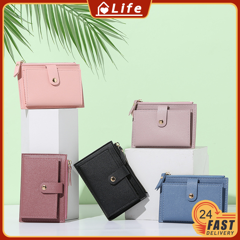 New Women's Wallet Short Wallet Women's Summer Thin Cute Simple Wallet ...
