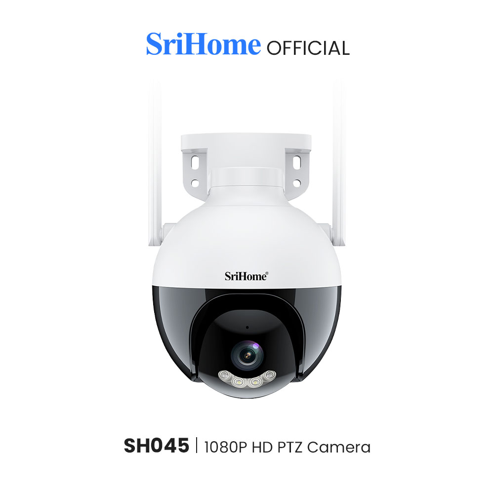 SRICAM Srihome SH045 2MP 1080P PTZ Camera Outdoor IP Camera with ...