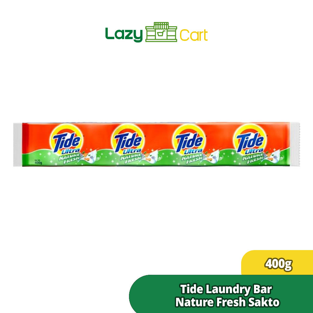 Lazycart 400g Tide Laundry Bar Nature Fresh Sakto Elevate Your
