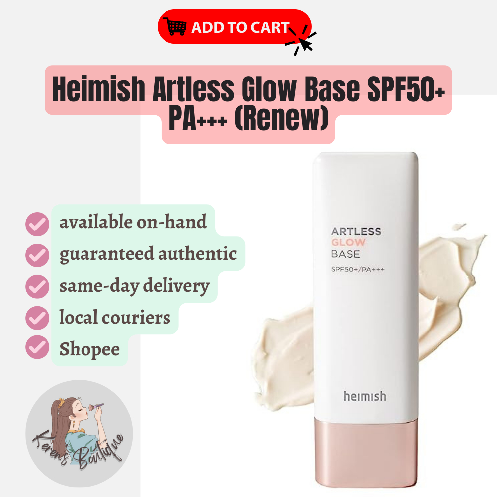 Heimish Artless Glow Base SPF50+ PA+++ (Renew) | Shopee Philippines