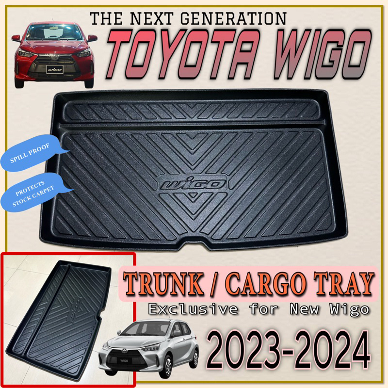 ALL NEW TOYOTA WIGO 20232024 TRUNK TRAY / CARGO TRAY Shopee Philippines