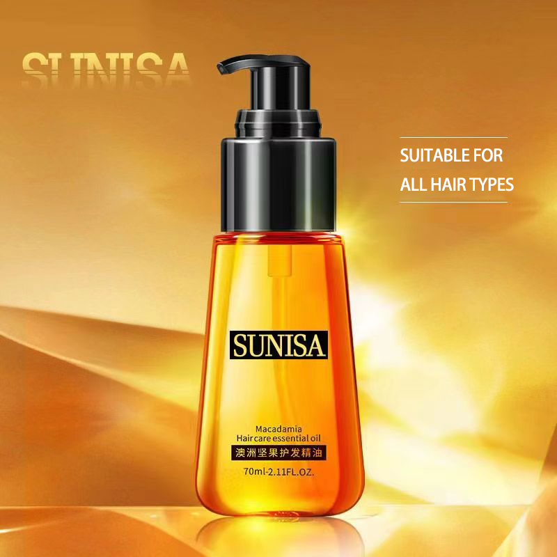 SUNISA Macadamia Hair care essential oil 70ml hair treatment for dry