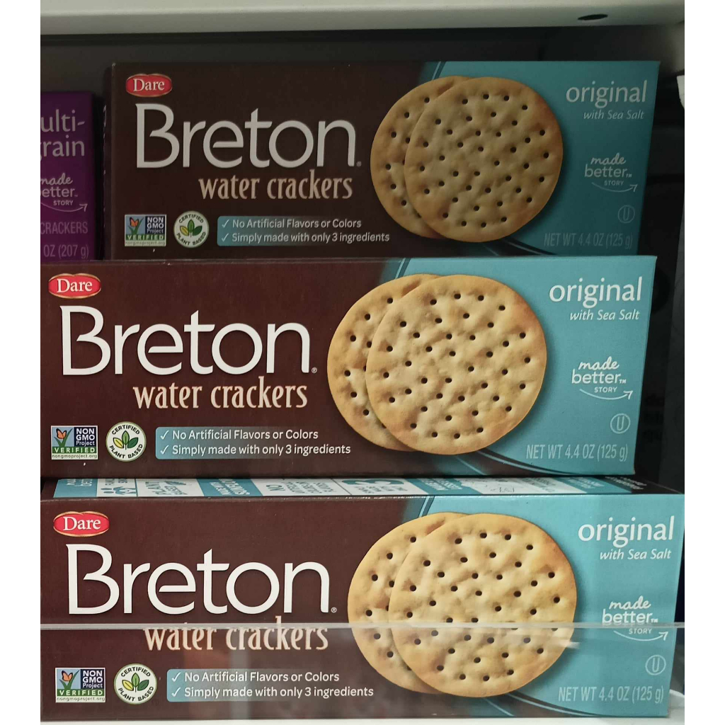 Dare Breton Water Cracker Original 125G/ Multi Grain 207g / Gluten