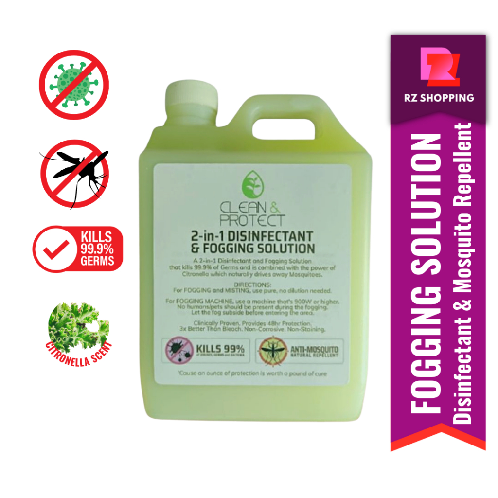 FOGGING SOLUTION 1LITER PURE OIL BASED Disinfectant and Mosquito