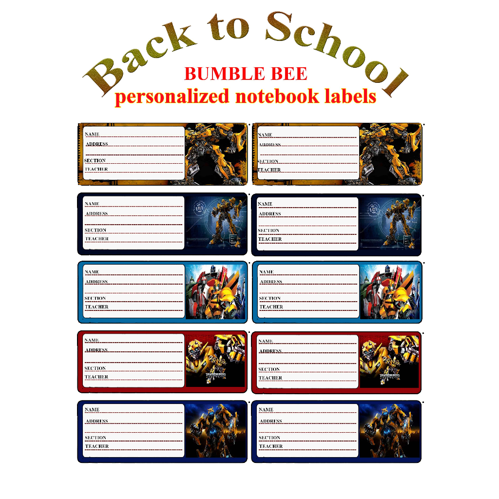 MARVEL NOTEBOOK LABEL STICKER | Shopee Philippines