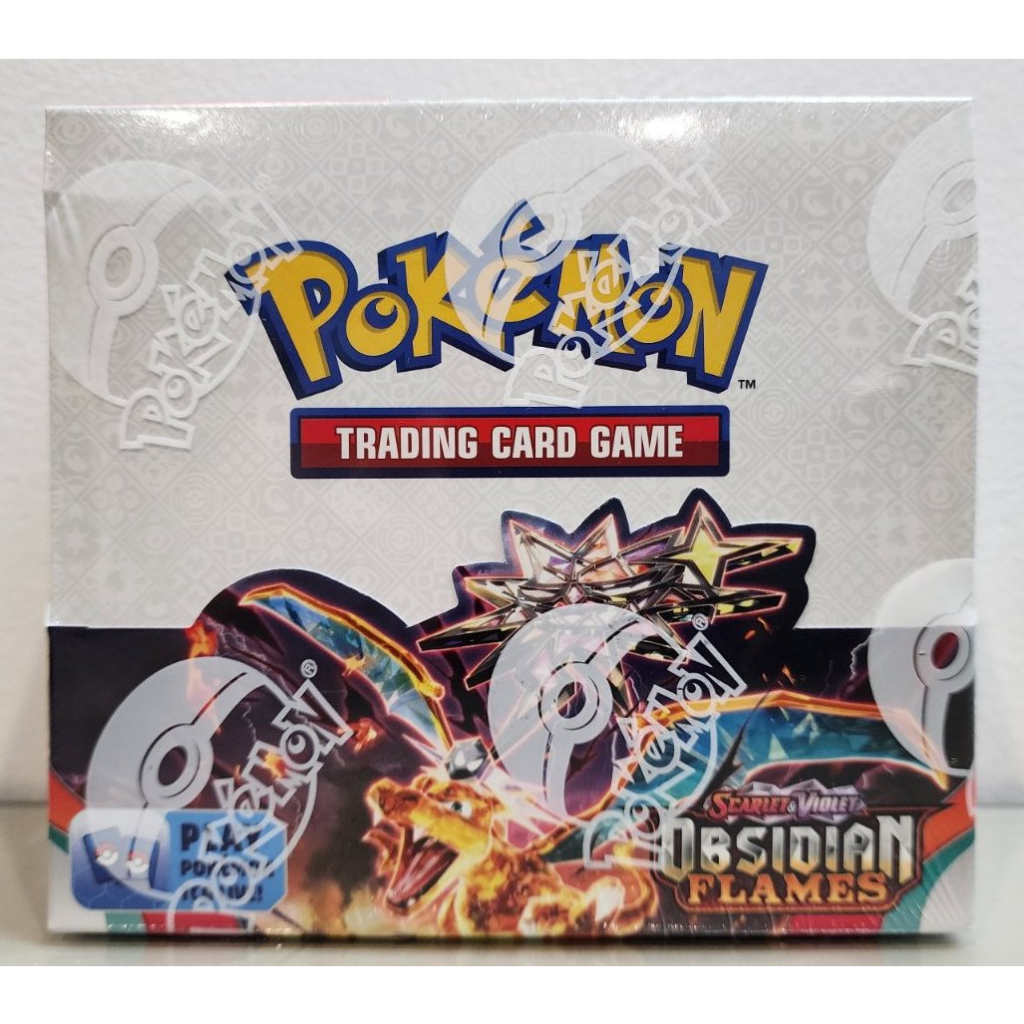 pokemon scarlet & violet 3 obsidian flames booster box Amazon.com: Pokemon Scarlet & Violet 3 Obsidian Flames Booster Box : Toys &  Games main image 0