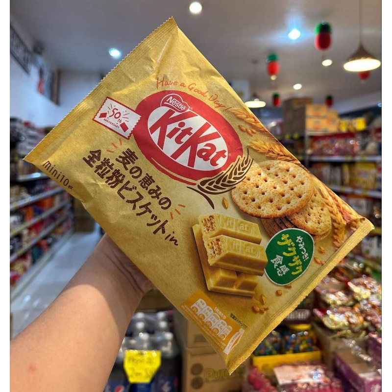 Kit Kat Minis Dark Chocolate, Strawberry, Matcha, Double Whole Grain