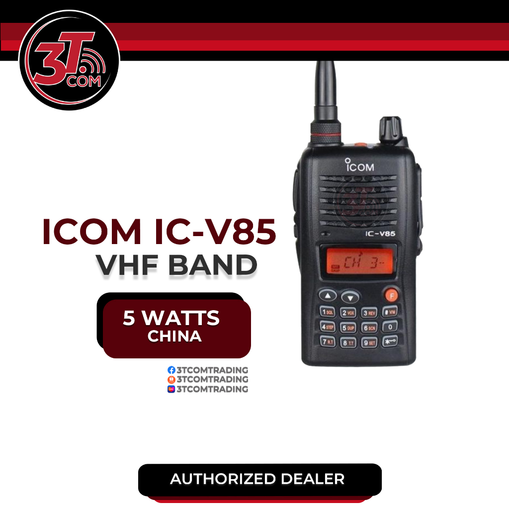 V85 5WATTS PORTABLE VHF RADIO (CHINA) Shopee Philippines
