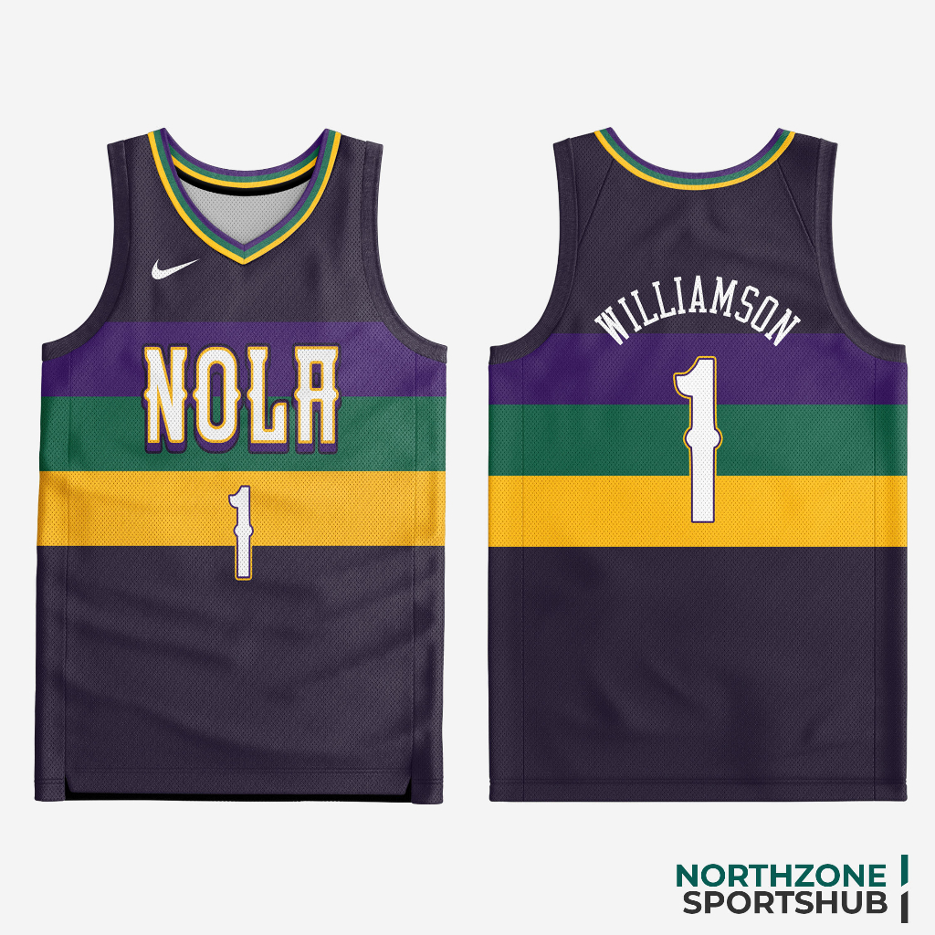 NZ | New Orleans Pelicans City Edition 2023 Full Sublimation Jersey ...