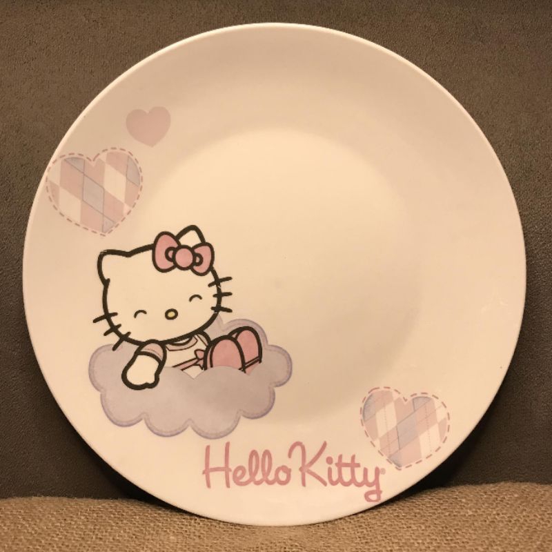 Sanrio Hello Kitty Dinner Plate (with scratches & rubs/fading) Shopee