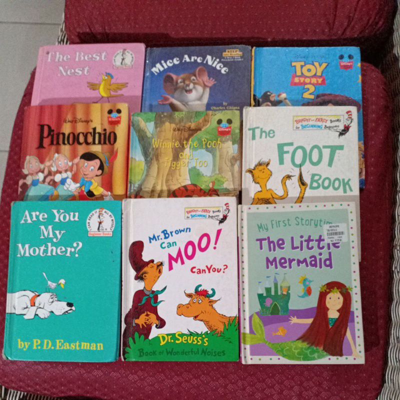 Kids book hardcover little mermaid Dr.Seuss Pinocchio winnie the pooh ...