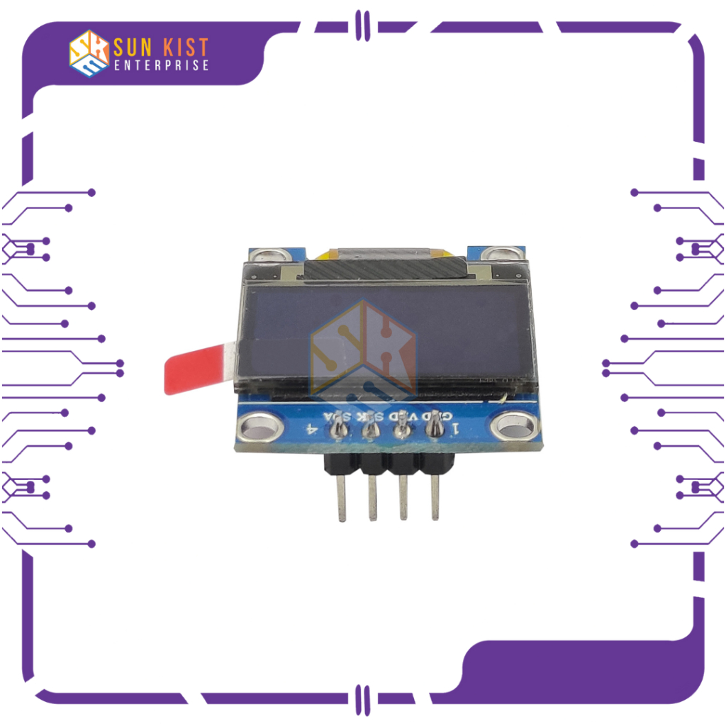 OLED Display Module Blue 0.96 inch oled IIC Serial White OLED Display ...