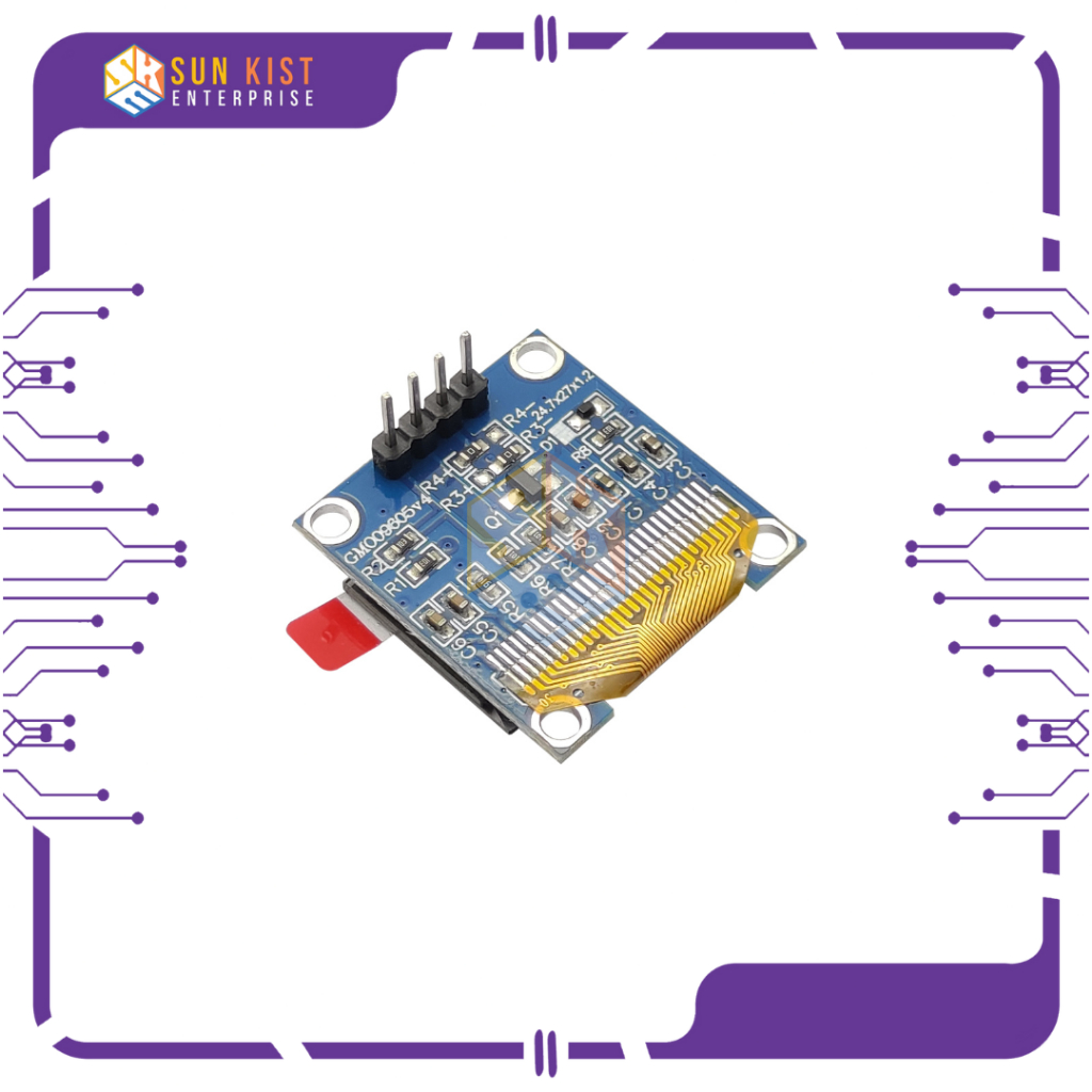 OLED Display Module Blue 0.96 inch oled IIC Serial White OLED Display ...