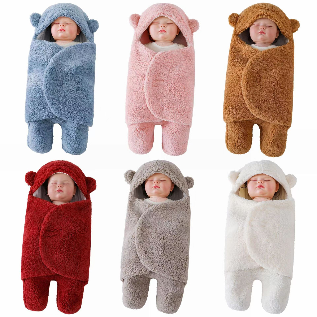 Newborn Baby Blanket Newborn Baby Swaddle Wrap Soft Plush Blanket Baby