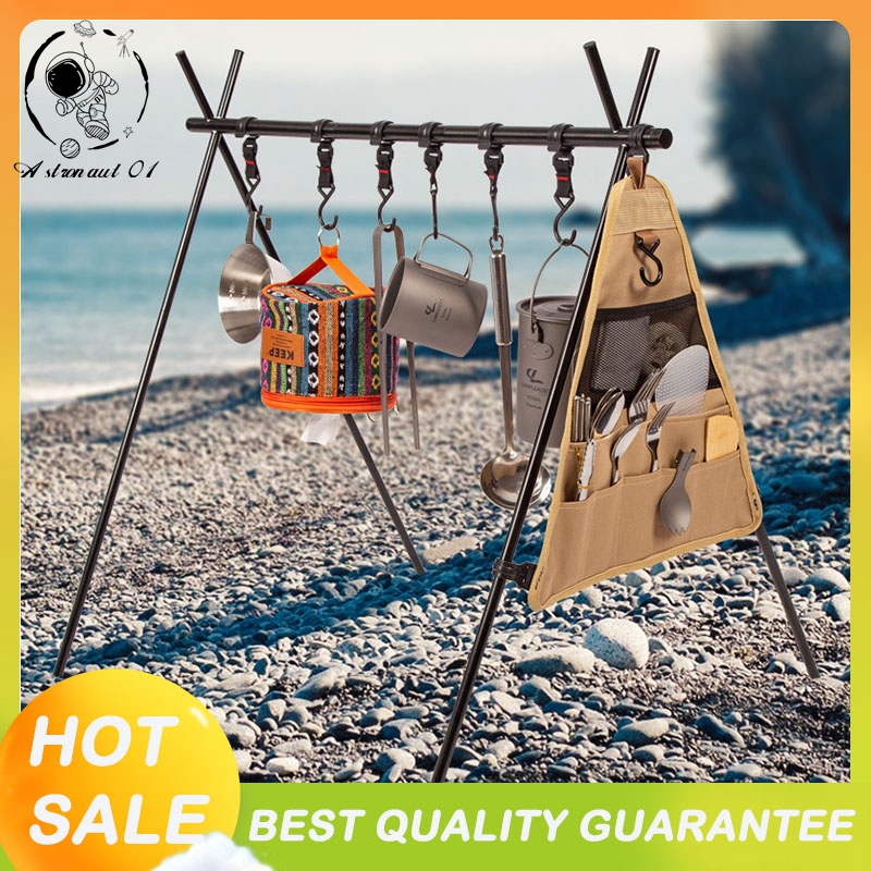 Outdoor Shelves Large Camping Tripod Aluminum Alloy Folding Shelf ...