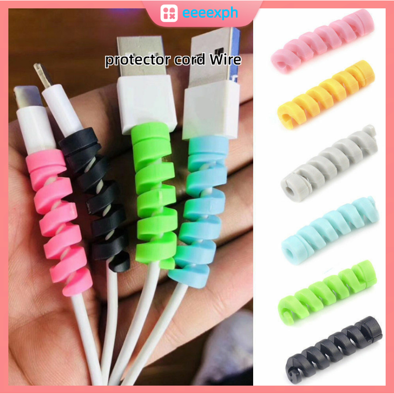 Universal Silicone USB Charger Data Cable Protector Cord Wire Saver
