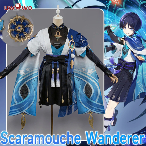 UWOWO Game Genshin Impact Scaramouche Wanderer Cosplay Costume New Role ...