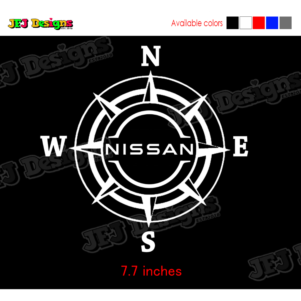 Nissan Logo Compass Car Sticker Shopee Philippines
