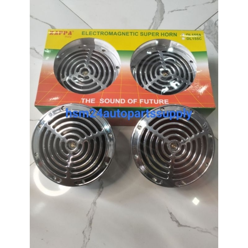 Zappa Twin Big Horn Italy 12V/4A 400hz waterproof (1set/2pcs) | Shopee ...