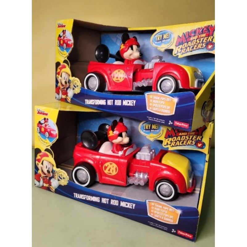 Mickey and the Roadster Racers, Transforming Hot Rod Mickey | Shopee ...