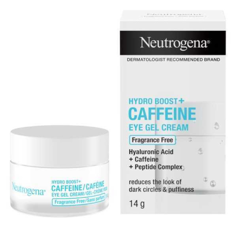 Neutrogena Hydro Boost Caffeine Eye Gel Cream 14g Shopee Philippines 3718