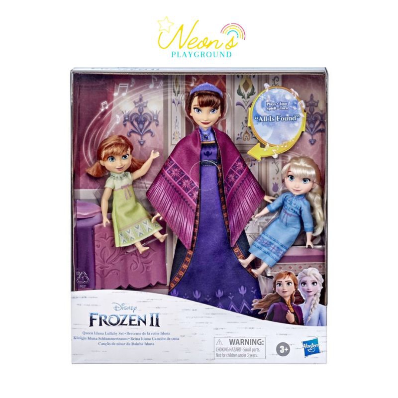 Disney's Frozen 2 Singing Queen Iduna Lullaby Set with Elsa and Anna Dolls Shopee Philippines