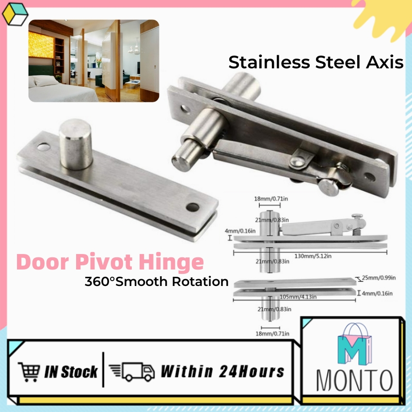 Stainless 360 Degree Rotation Door Pivot Hinge Concealed Pivot Hinge