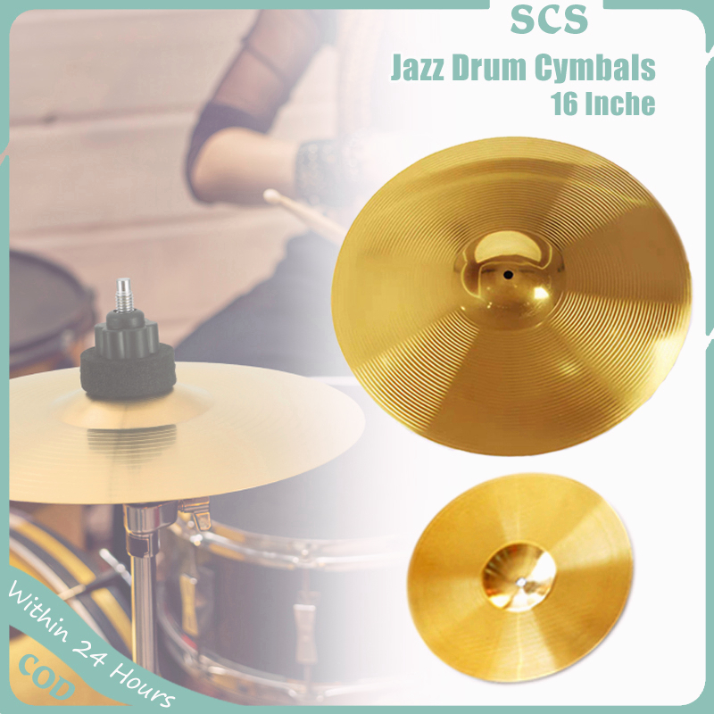 16 inch Copper Alloy Cymbal Jazz Drum Cymbals for Percussion Instrument