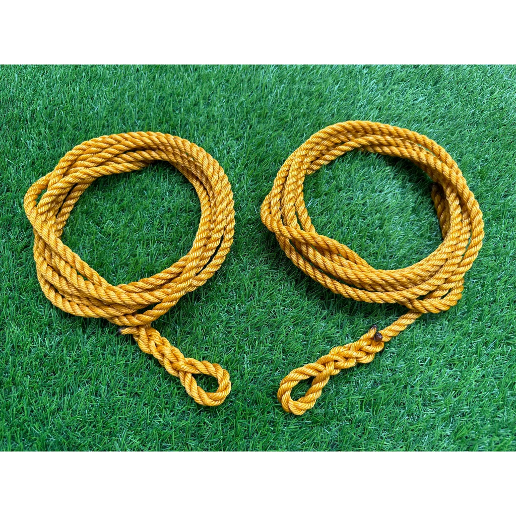 2 Pcs Duyan TALI Nylon Rope Made Eye Splice 9mm at 3Meters each