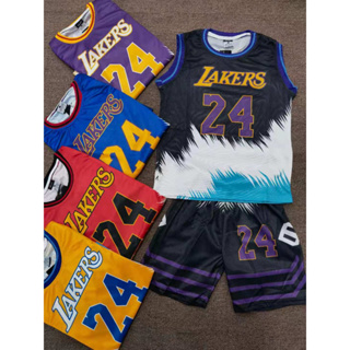 Training Vest No. 24 Jersey Team Uniform Male Lakers Purple Suits