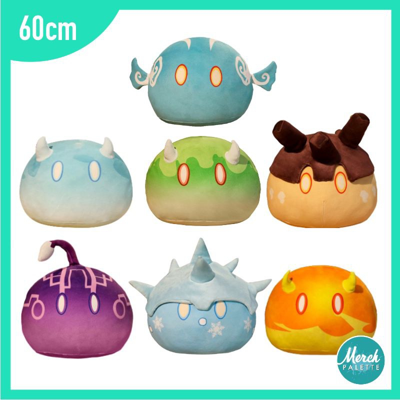 Genshin Impact Plushie 60cm Slime Stuffed Toy Pillow Soft Plush Doll ...