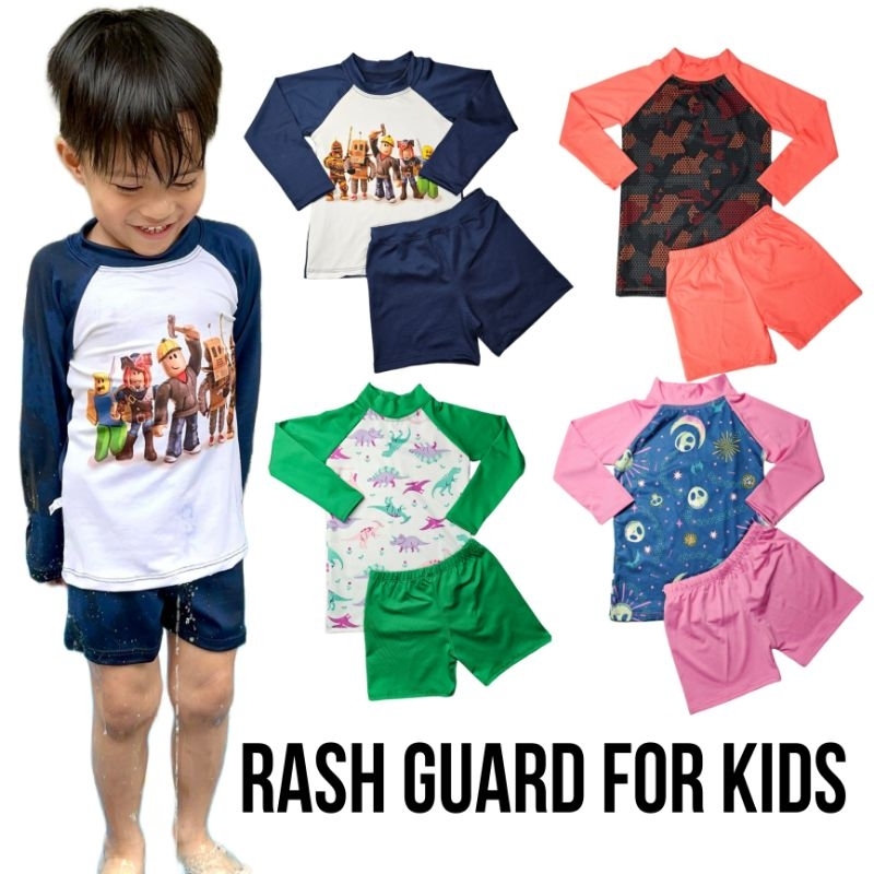 Rash Guard for Kids / Summer wear / Random Design / Kids Summer ...