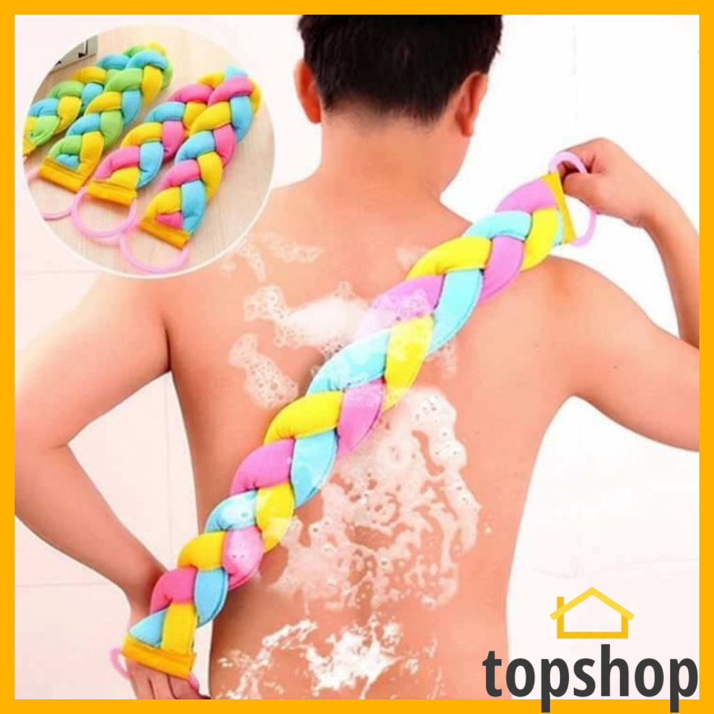 TOPSHOP Rainbow Body Scrubber Back Bath Shower Mesh Sponge Exfoliating ...