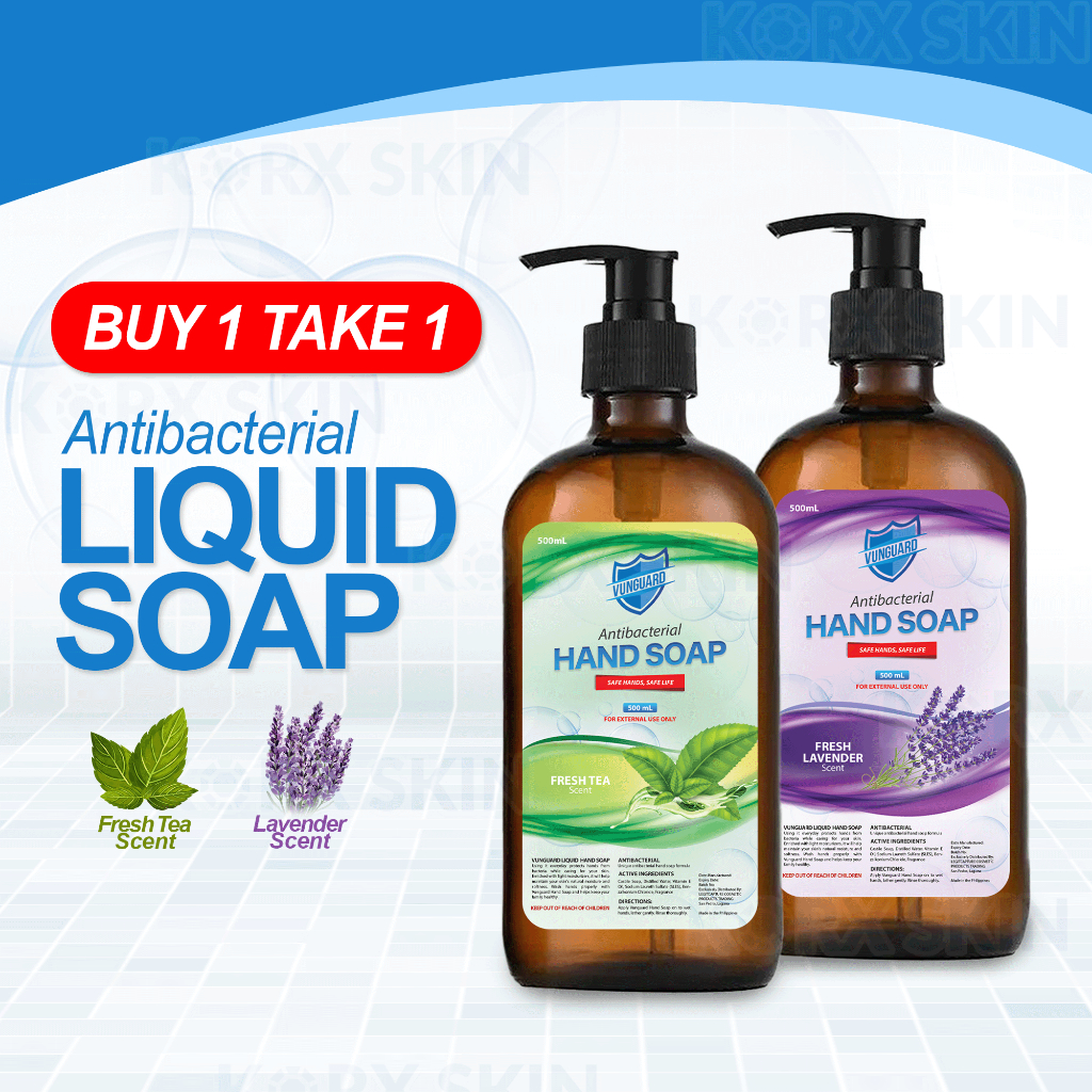 KOREXSKIN BUY 1 TAKE 1 GERM FIGHTING ANTI-BACTERIAL LIQUID HANDSOAP ...