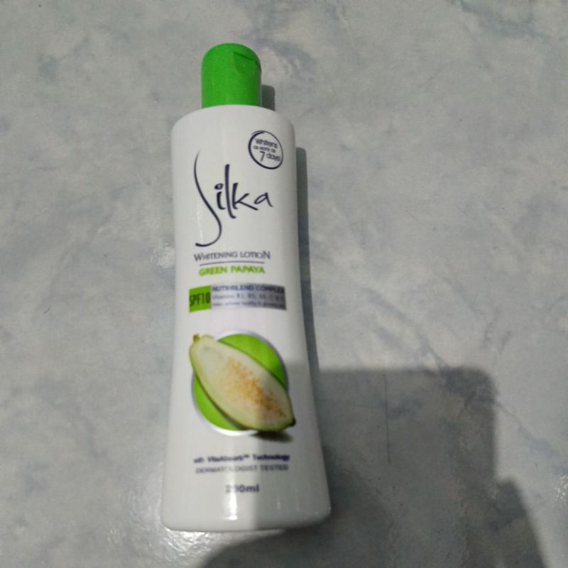 Silka Green Papaya Lotion 200ml Shopee Philippines