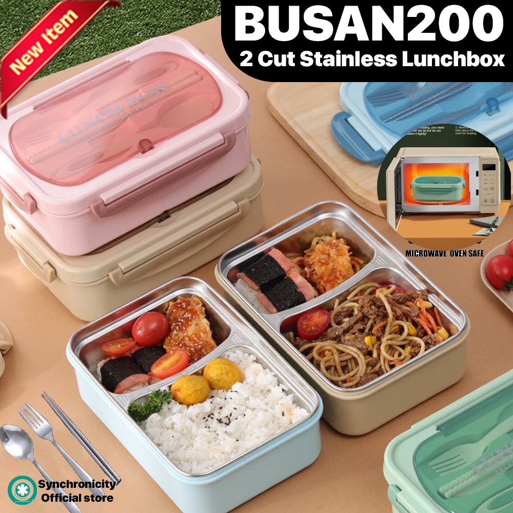 BUSAN200 Stainless Steel Insulated Lunch Box for Students and Office ...