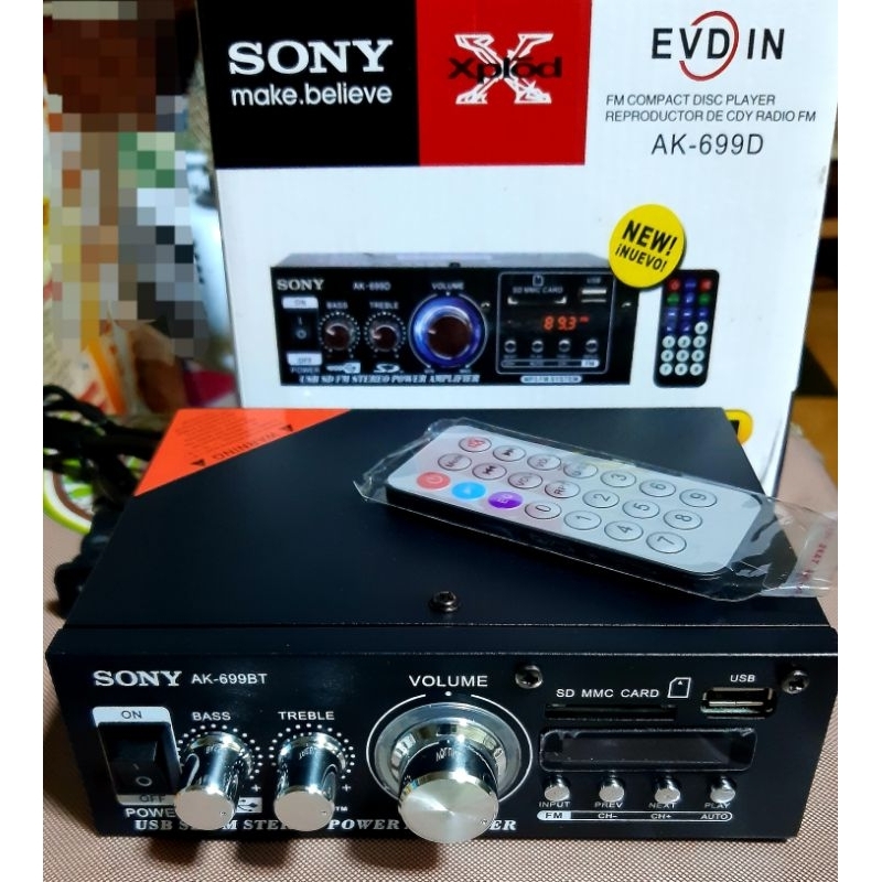 AC/DC Hi-Fi Stereo Amplifier. FM/USB/SD/BT . AK699D | Shopee Philippines