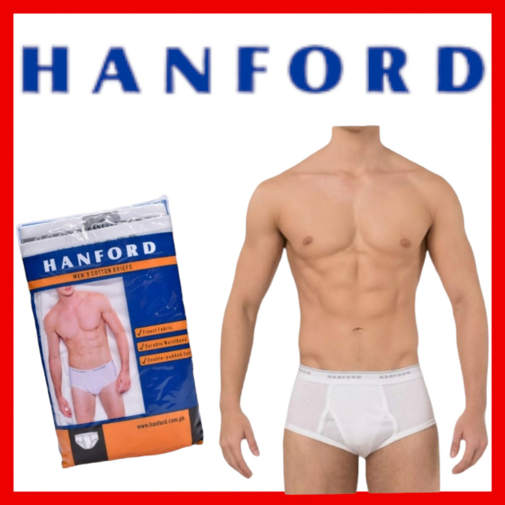 Hanford Men Premium Ribbed Cotton Hipster Briefs - White (3in1 Pack) –  HANFORD