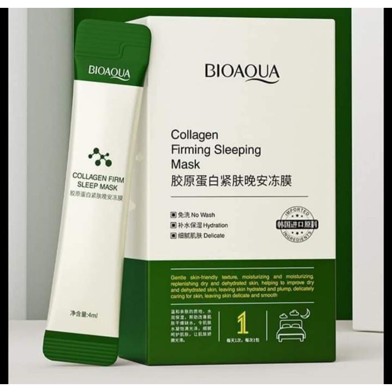 BIOAQUA COLLAGEN SLEEPING MASK Shopee Philippines
