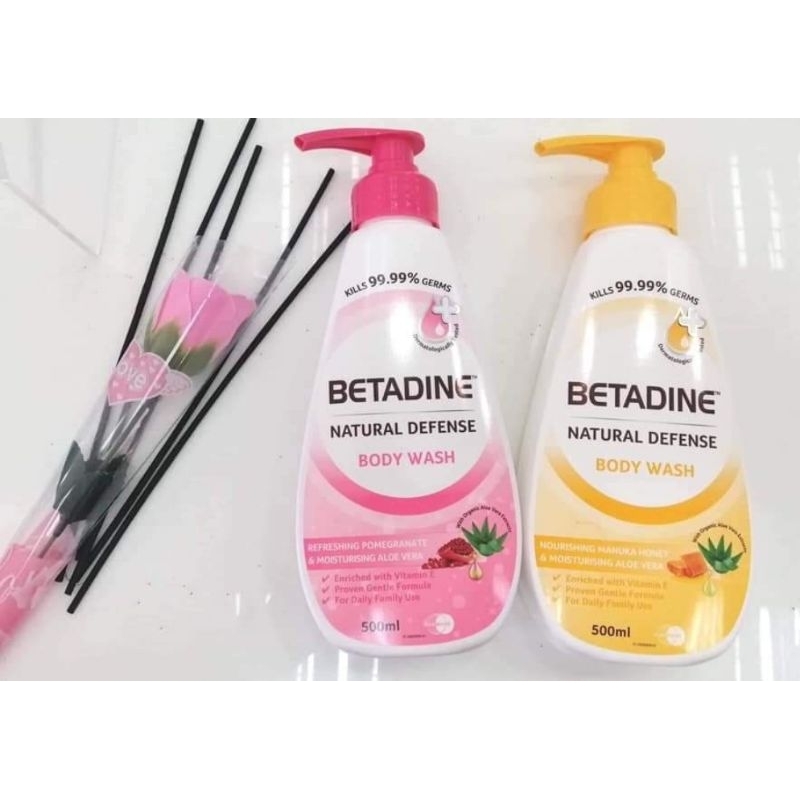 BETADINE BODY WASH 99.9 kills germs (long lasting fragrance) Shopee