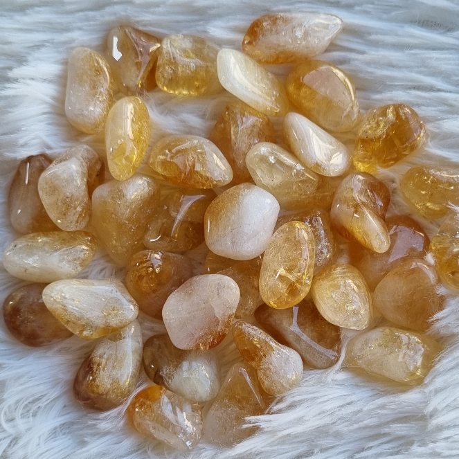 Citrine Tumbled Stone - Citrine Healing Crystal - Merchant's Stone ...