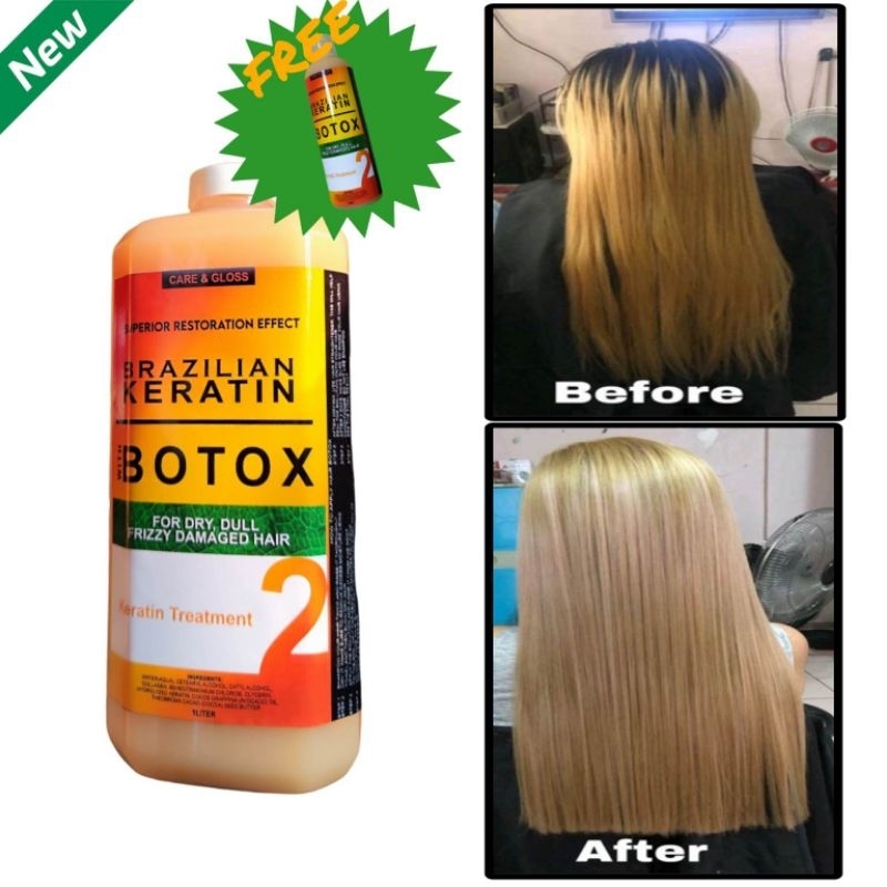 BRAZILIAN HAIR BOTOX KERATIN 1LITER (free 100ml) Shopee Philippines