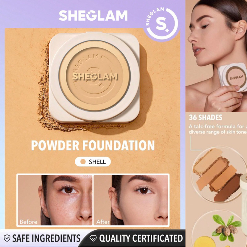 SHEGLAM SkinFocus High Coverage Powder Oil Control Talc Free