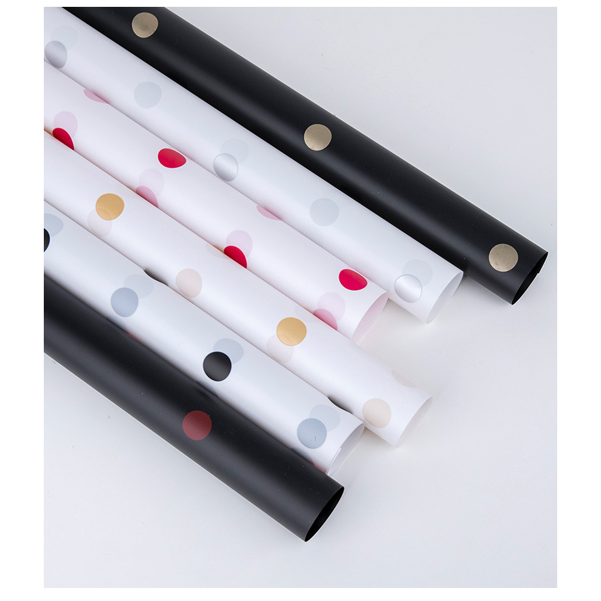 Valentine's Day packaging Caramel film wave point fog face paper ...